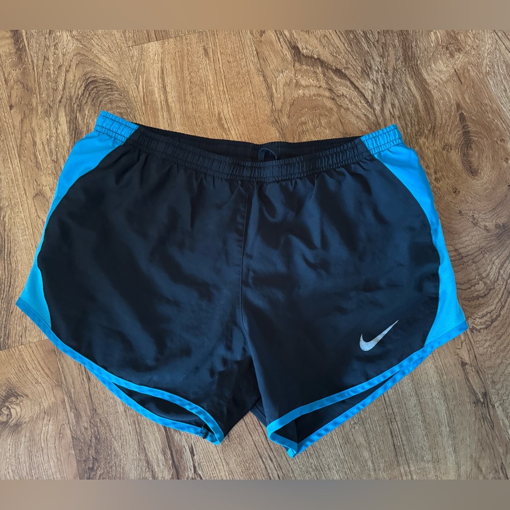 Nike Women’s Black Shorts with Blue Trim